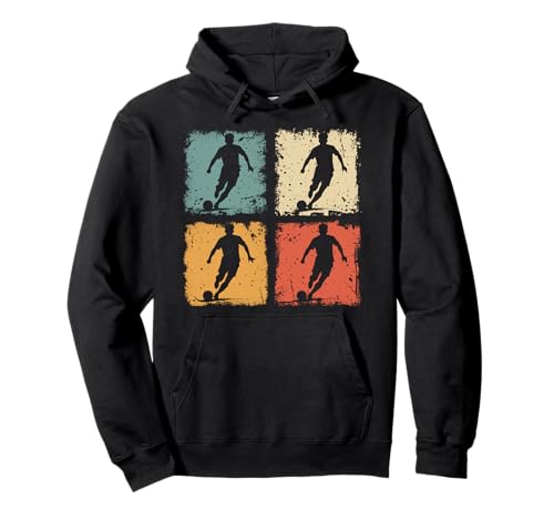 Vintage-Fußballspieler für Herren Pullover Hoodie Vintage-Fußballspieler für Herren Pullover Hoodie von Funny Soccer Player Outfits For Men and Women