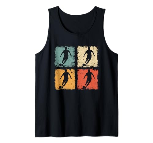 Vintage-Fußballspieler für Herren Tank Top Vintage-Fußballspieler für Herren Tank Top von Funny Soccer Player Outfits For Men and Women