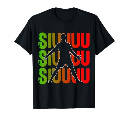 Siuuuu Lustiges Fußball-Geschenk für Fußballliebhaber, Fan, Kinder, Jungen T-Shirt Siuuuu Lustiges Fußball-Geschenk für Fußballliebhaber, Fan, Kinder, Jungen T-Shirt von Funny Soccer Tee Present