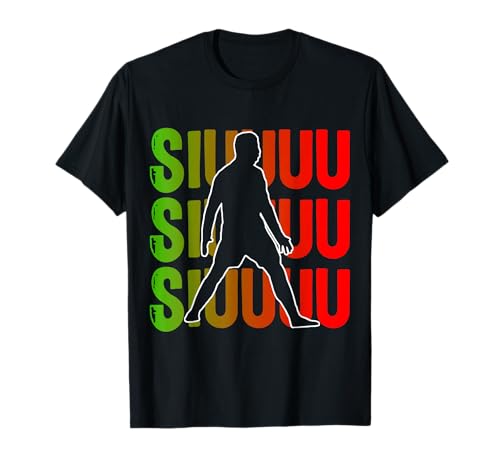 Siuuuu Lustiges Fußball-Geschenk für Fußballliebhaber, Fan, Kinder, Jungen T-Shirt Siuuuu Lustiges Fußball-Geschenk für Fußballliebhaber, Fan, Kinder, Jungen T-Shirt von Funny Soccer Tee Present