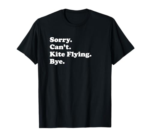Lustiger Drachenfliegen für Männer, Frauen, Jungen oder Mädchen T-Shirt Lustiger Drachenfliegen für Männer, Frauen, Jungen oder Mädchen T-Shirt von Funny Sorry Can't Kite Flying Bye Co