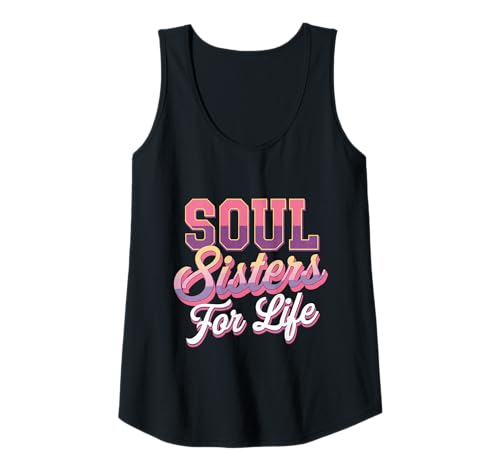 Damen Groovy Design Freundschaft Soul Sisters For Life Bridal Party Tank Top Damen Groovy Design Freundschaft Soul Sisters For Life Bridal Party Tank Top von Funny Soul Sisters For Life Bridal Party Shirt