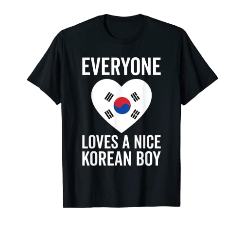 Südkorea-Flagge - Everyone Loves A Nice Korean Boy T-Shirt Südkorea-Flagge - Everyone Loves A Nice Korean Boy T-Shirt von Funny South Korea Flag Gift for Korean Men