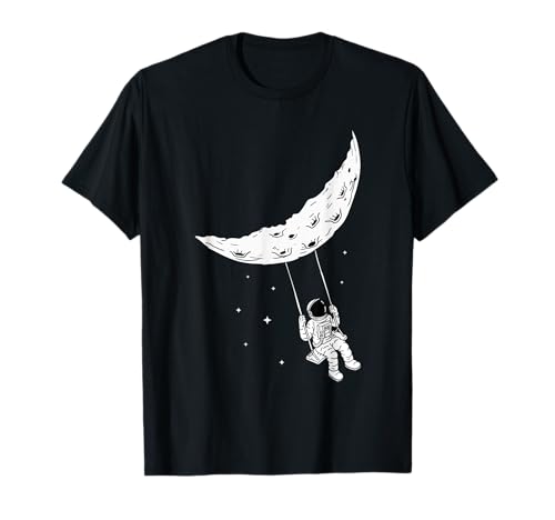 Moon Swing Man auf dem Mond - Weltraum-Astronaut T-Shirt Moon Swing Man auf dem Mond - Weltraum-Astronaut T-Shirt von Funny Space Lover Shirts
