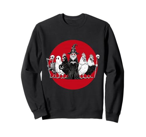 Gruseliges Lustiges Halloween Huhn Kostüm Männer Frauen Sweatshirt Gruseliges Lustiges Halloween Huhn Kostüm Männer Frauen Sweatshirt von Funny Spooky Chicken Halloween Apparel