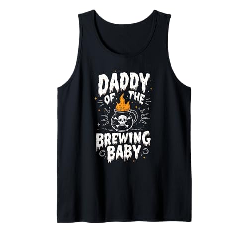 Daddy of The Brewing Baby Lustiges gruseliges Halloween in der Schwangerschaft Tank Top von Funny Spooky Enthusiast Halloween Party Costume