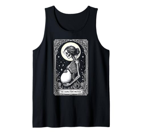 Die werdende Mutter Mystische Mama Wird Halloween-Party Tank Top von Funny Spooky Enthusiast Halloween Party Costume