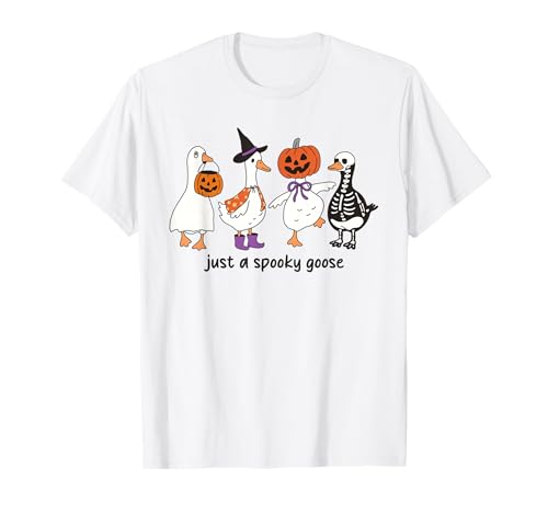 Just a Spooky Goose Lustiges Halloween-Kostüm für Herren und Damen T-Shirt Just a Spooky Goose Lustiges Halloween-Kostüm für Herren und Damen T-Shirt von Funny Spooky Goose Halloween Costume Party Shirts