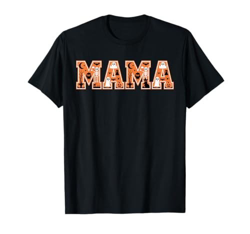 Boo Mama Niedlicher Geist Leopard Print Halloween Liebe Mutter T-Shirt Boo Mama Niedlicher Geist Leopard Print Halloween Liebe Mutter T-Shirt von Funny Spooky Halloween Mom Family Matching Outfits