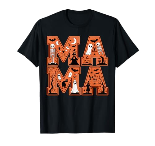 Boo Mama Niedlicher Geist Leopard Print Halloween Love Mother T-Shirt Boo Mama Niedlicher Geist Leopard Print Halloween Love Mother T-Shirt von Funny Spooky Halloween Mom Family Matching Outfits