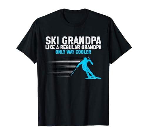 Ski Opa Lustiges Skifahrer-Design für Männer Wintersport Skifahren T-Shirt von Funny Sports Fans Shirts and Gifts