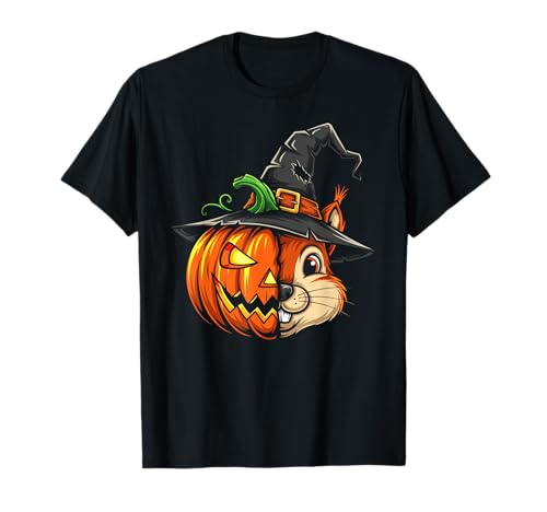 Squirrel Pumpkin Jack O Lantern Halloween Kinder Herren Damen T-Shirt Squirrel Pumpkin Jack O Lantern Halloween Kinder Herren Damen T-Shirt von Funny Squirrel Lovers Halloween Pumpkin Outfits