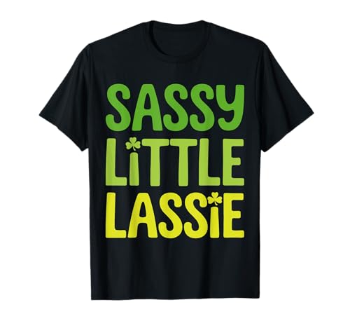 Sassy Little Lassie St Patrick's Day Girls Toddler Shamrock T-Shirt Sassy Little Lassie St Patrick's Day Girls Toddler Shamrock T-Shirt von Funny St Patrick's Day Sassy Little Lassie