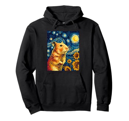 Lustiger Hamster Sternennacht Van Gogh für Hamsterliebhaber Kinder Pullover Hoodie Lustiger Hamster Sternennacht Van Gogh für Hamsterliebhaber Kinder Pullover Hoodie von Funny Starry Night Hamster Lover Graphic Apparel