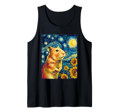 Lustiger Hamster Sternennacht Van Gogh für Hamsterliebhaber Kinder Tank Top Lustiger Hamster Sternennacht Van Gogh für Hamsterliebhaber Kinder Tank Top von Funny Starry Night Hamster Lover Graphic Apparel