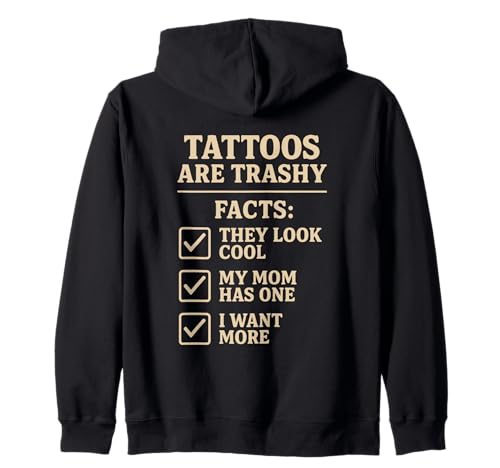 Tattoo Fakten Tattoo Checkliste Mama Humor Tätowierte Menschen Kapuzenjacke Tattoo Fakten Tattoo Checkliste Mama Humor Tätowierte Menschen Kapuzenjacke von Funny Statement Tattoo Enthusiast Tattoo Artists