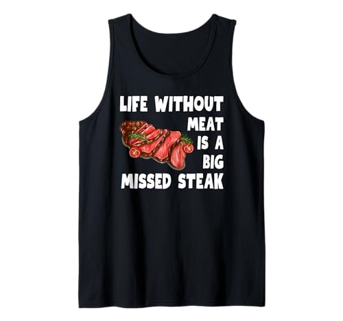 Das beste Steak für Männer, Frauen und Kinder, Fleischliebhaber, BBQ, Vatertag Tank Top von Funny Steak Gift Meat Lover