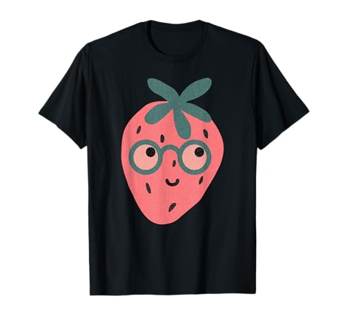 Strawberry Foodie Grafik für Männer, Frauen, Kinder, Erdbeeren T-Shirt von Funny Strawberry Lover Fruit Design