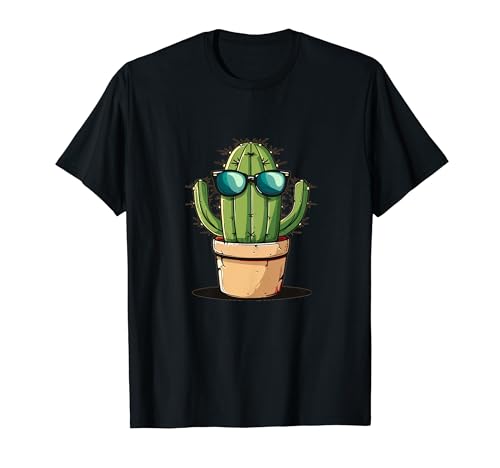 Bespectacled Kaktus Kostüm für Kakteen Jungen und Mädchen T-Shirt von Funny Sunglasses Cactus