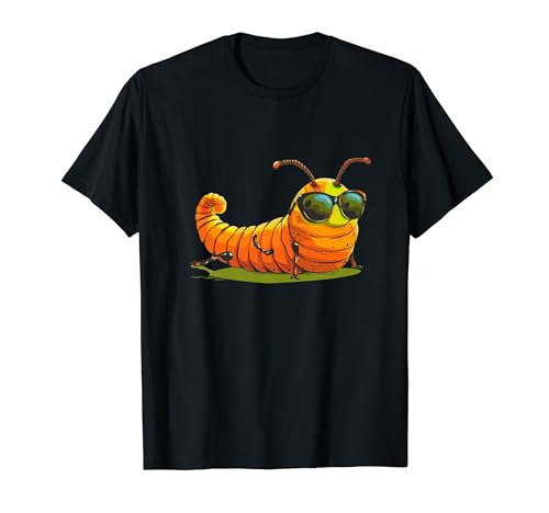 Raupe Sonnenbrille Kostüm für Jungen und Mädchen T-Shirt Raupe Sonnenbrille Kostüm für Jungen und Mädchen T-Shirt von Funny Sunglasses Caterpillar Outfit