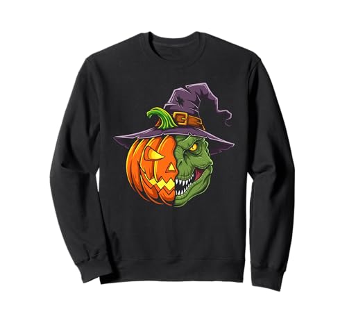T Rex Pumpkin Jack O Laterne Halloween Kinder Herren Damen Sweatshirt T Rex Pumpkin Jack O Laterne Halloween Kinder Herren Damen Sweatshirt von Funny T Rex Lovers Halloween Pumpkin Outfits