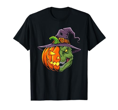 T Rex Pumpkin Jack O Laterne Halloween Kinder Herren Damen T-Shirt T Rex Pumpkin Jack O Laterne Halloween Kinder Herren Damen T-Shirt von Funny T Rex Lovers Halloween Pumpkin Outfits