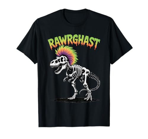 Lustiges T-Rex Skelett Halloween Rawrghast Dino Männer Frauen T-Shirt Lustiges T-Rex Skelett Halloween Rawrghast Dino Männer Frauen T-Shirt von Funny T-Rex Skeleton Halloween Rawrghast Dino