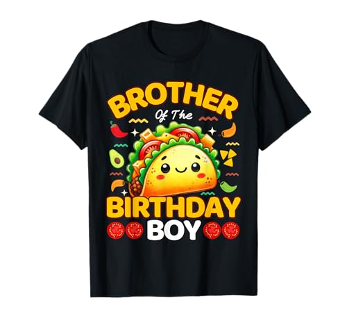 Brother Boy Geburtstag Taco Fiesta Liebhaber Party Kawaii Foodie T-Shirt Brother Boy Geburtstag Taco Fiesta Liebhaber Party Kawaii Foodie T-Shirt von Funny Taco Crew For Birthday Matching Family