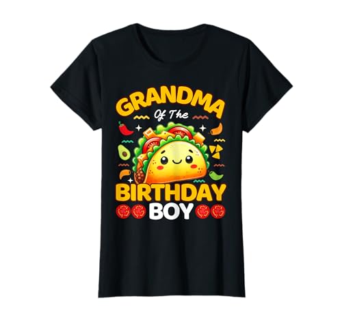 Oma Boy Geburtstag Taco Fiesta Liebhaber Party Kawaii Foodie T-Shirt Oma Boy Geburtstag Taco Fiesta Liebhaber Party Kawaii Foodie T-Shirt von Funny Taco Crew For Birthday Matching Family