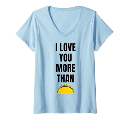 Damen Lustige Tacos Spruch Taco T-Shirt mit V-Ausschnitt Damen Lustige Tacos Spruch Taco T-Shirt mit V-Ausschnitt von Funny Tacos Saying Taco Tees