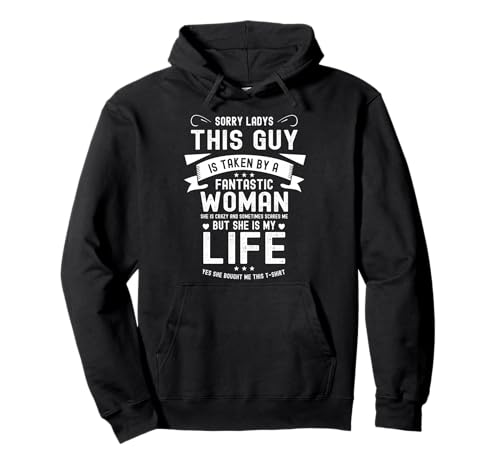 This Guy is Taken Fantastic Woman Funny Husband Pullover Hoodie This Guy is Taken Fantastic Woman Funny Husband Pullover Hoodie von Funny Take Design For Him -