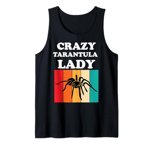 Crazy Tarantula Lady Tarantulas Lover für Mädchen, Damen, Mama und Haustier Tank Top Crazy Tarantula Lady Tarantulas Lover für Mädchen, Damen, Mama und Haustier Tank Top von Funny Tarantula Lover Apparel Co.