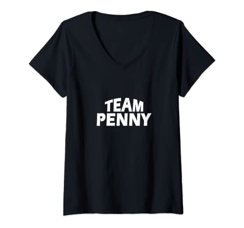 Damen Penny ist der Name - Funny Team Penny T-Shirt mit V-Ausschnitt Damen Penny ist der Name - Funny Team Penny T-Shirt mit V-Ausschnitt von Funny Team - Name
