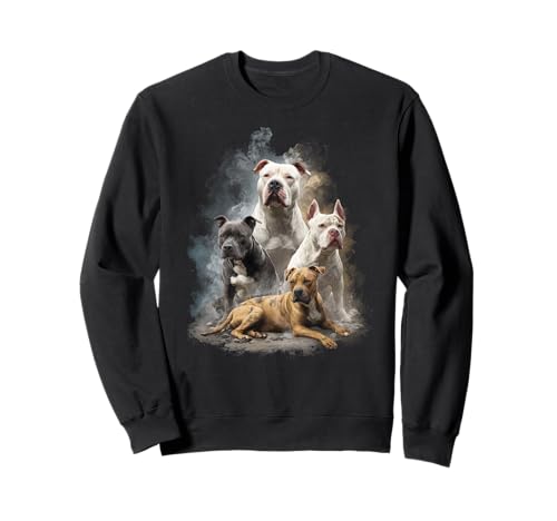 Lustiger Pitbull-Besitzer, Haustier-Hundeliebhaber, Herren, Kinder Sweatshirt von Funny Team Pitbull Dog Lover