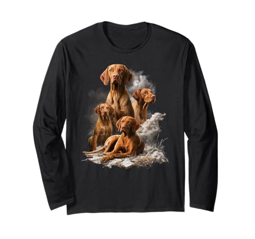 Lustige Vizsla Besitzer Haustier Hundeliebhaber Männer Kinder Langarmshirt Lustige Vizsla Besitzer Haustier Hundeliebhaber Männer Kinder Langarmshirt von Funny Team Vizsla Dog Lover