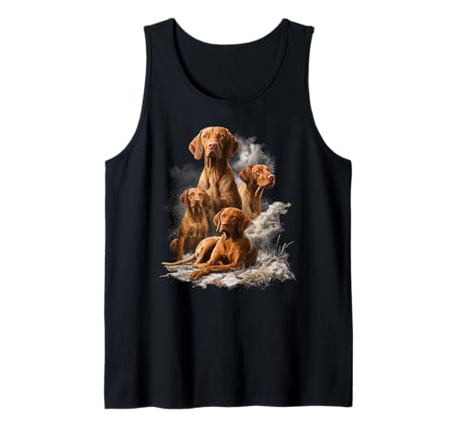 Lustige Vizsla Besitzer Haustier Hundeliebhaber Männer Kinder Tank Top von Funny Team Vizsla Dog Lover