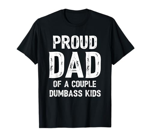 Herren Lustiger stolzer Vater von EIN Paar dummen Kindern Vatertag T-Shirt Herren Lustiger stolzer Vater von EIN Paar dummen Kindern Vatertag T-Shirt von Funny Tee