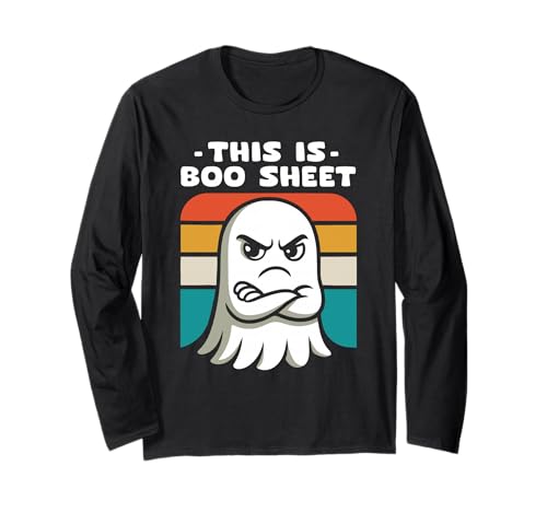 This is Boo Sheet Lustiger Halloween-Geist für Damen, Herren, Kinder Langarmshirt This is Boo Sheet Lustiger Halloween-Geist für Damen, Herren, Kinder Langarmshirt von Funny This Is Boo Sheet Ghost Halloween Tee Shirts