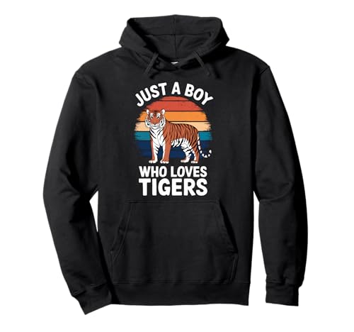 Nur EIN Junge, der Tiger liebt Tierliebhaber Kinder Tiger Pullover Hoodie Nur EIN Junge, der Tiger liebt Tierliebhaber Kinder Tiger Pullover Hoodie von Funny Tiger Lover Clothing