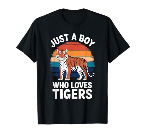 Nur EIN Junge, der Tiger liebt Tierliebhaber Kinder Tiger T-Shirt Nur EIN Junge, der Tiger liebt Tierliebhaber Kinder Tiger T-Shirt von Funny Tiger Lover Clothing