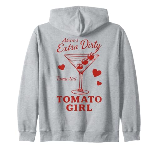 Cocktail-Wortspiel mit Tomato Girl im Retro-Stil Kapuzenjacke Cocktail-Wortspiel mit Tomato Girl im Retro-Stil Kapuzenjacke von Funny Tomato Girl Cocktail Artwork