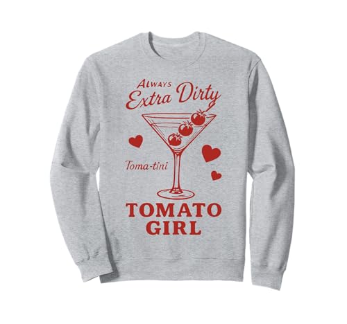 Cocktail-Wortspiel mit Tomato Girl im Retro-Stil Sweatshirt Cocktail-Wortspiel mit Tomato Girl im Retro-Stil Sweatshirt von Funny Tomato Girl Cocktail Artwork