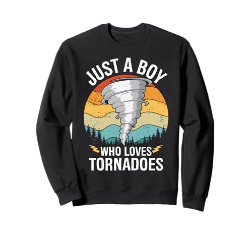 Just A Boy Who Loves Tornadoes Jungen Kinder Hurricane Storm Sweatshirt Just A Boy Who Loves Tornadoes Jungen Kinder Hurricane Storm Sweatshirt von Funny Tornado Hurricane Storm Apparel Co.