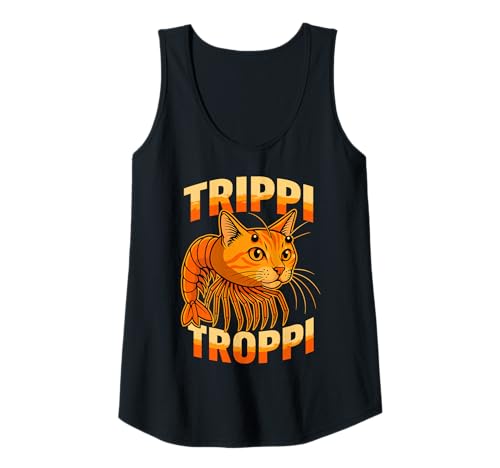 Damen Meme Italian Brainrot Trippi Troppi Tank Top Damen Meme Italian Brainrot Trippi Troppi Tank Top von Funny Trippi Troppi Italian Brainrot Shirts
