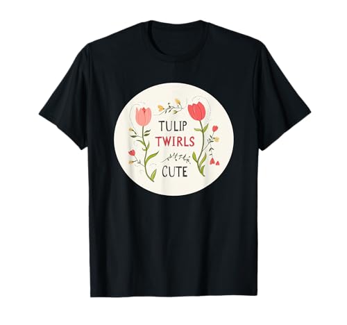 Happy Tulip Kostüm mit Wirbeln für Jungen und Mädchen T-Shirt Happy Tulip Kostüm mit Wirbeln für Jungen und Mädchen T-Shirt von Funny Tulip Outfit