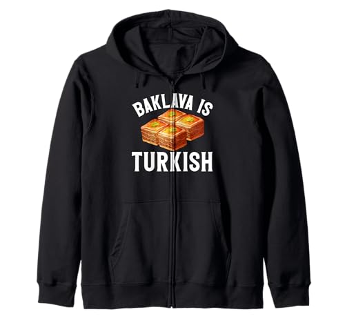 Baklava ist türkisch für Männer und Frauen. Kapuzenjacke Baklava ist türkisch für Männer und Frauen. Kapuzenjacke von Funny Turkish Pride Products