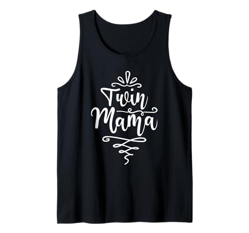 Twin Mama - Zwillingsmutter Mutter von Zwillingen Tank Top von Funny Twin Shirts