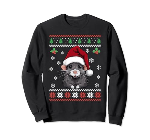 Rat Ugly Christmas Sweater Mouse Xmas für Erwachsene und Kinder Sweatshirt Rat Ugly Christmas Sweater Mouse Xmas für Erwachsene und Kinder Sweatshirt von Funny Ugly Christmas Sweater Rat