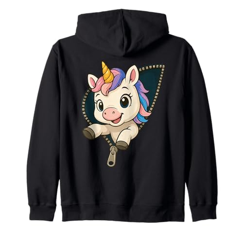 Einhorn-Kostüm, für Mädchen | Süßes Einhorn Kapuzenjacke Einhorn-Kostüm, für Mädchen | Süßes Einhorn Kapuzenjacke von Funny Unicorn Graphics, Designs & Outfits for Kids