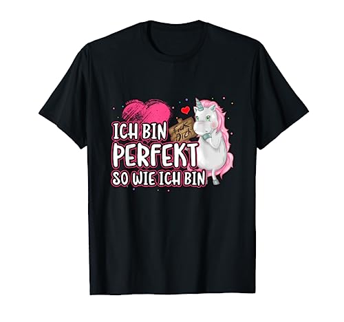 Damen Kleidung Ich Bin Perfekt Wie Ich Bin Geschenk Einhorn T-Shirt Damen Kleidung Ich Bin Perfekt Wie Ich Bin Geschenk Einhorn T-Shirt von Funny Unicorn T-Shirts Damen & Mädchen
